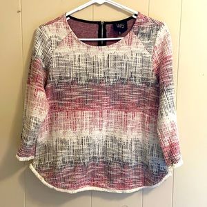 Great Top, Scoop Neckline, 3/4 Sleeve, Fits So Well, W5 Brand